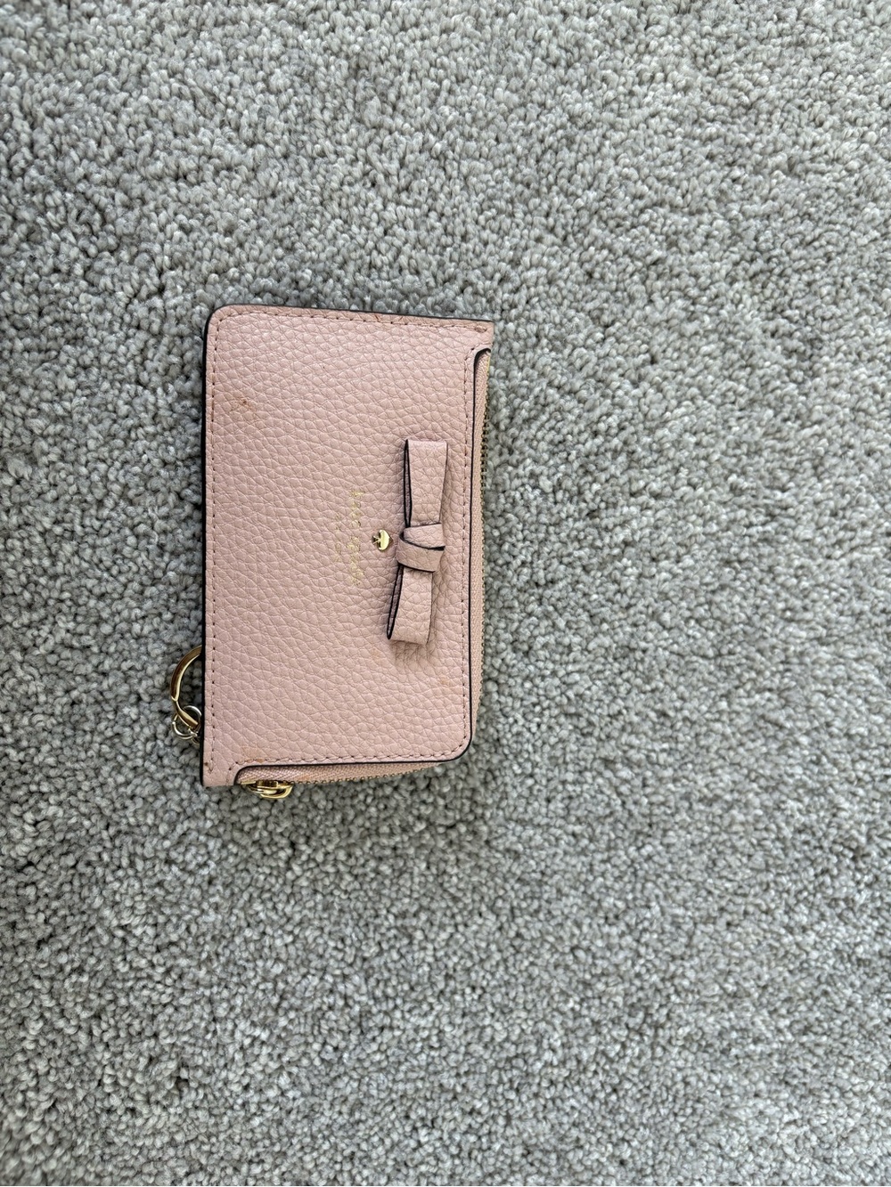 kate spade Blush Pink Bow Wristlet Wallet
